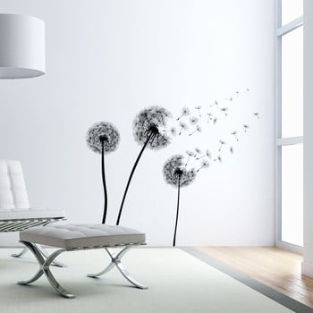 Set autocolante pentru perete ambiance flying dandelions