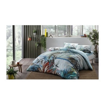 Lenjerie de pat cu cearşaf bamboo natural, 200 x 220 cm