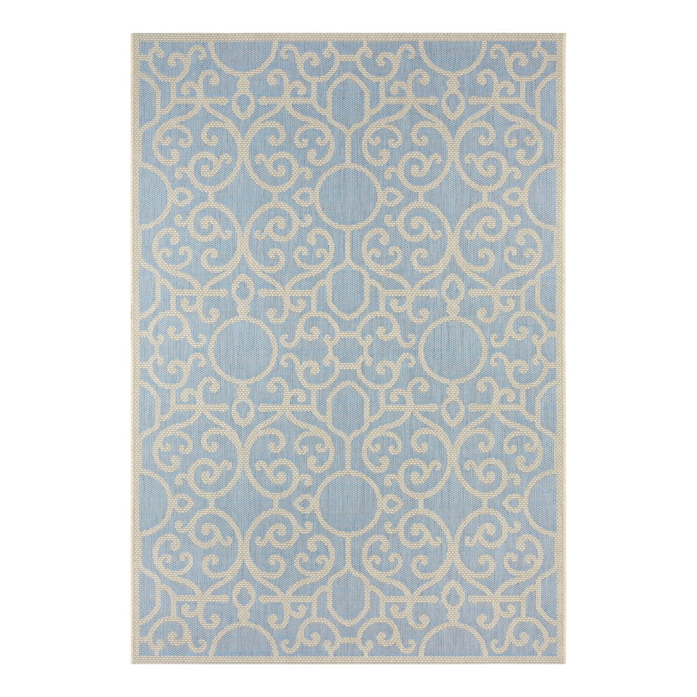 Modro-béžový venkovní koberec NORTHRUGS Nebo, 200 x 290 cm