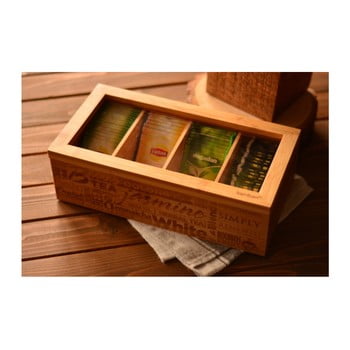 Cutie depozitare ceai bambum tea&coffee