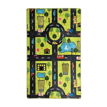 Covor copii green city, 100 x 160 cm