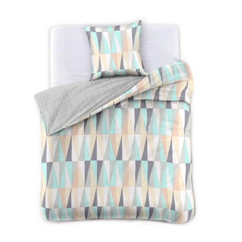 Lenjerie de pat din bumbac satinat decoking pastel love, 200 x 220 cm
