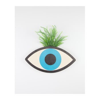 Ghiveci de perete din lemn de fag surdic blue eyes