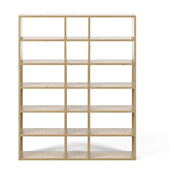 Bibliotecă temahome pombal, lățime 182 cm, maro deschis
