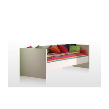 Canapea vipack lara, 90 x 200 cm, alb