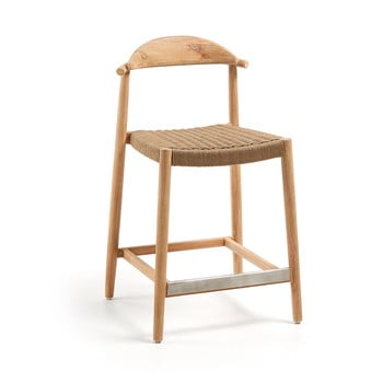 Scaun de bar din lemn de eucalipt la forma glynis