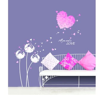Autocolant ambiance pink hearts
