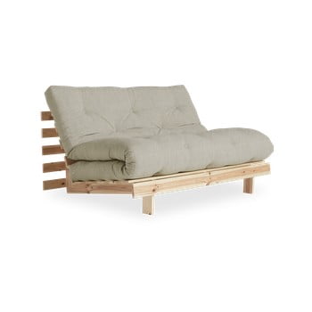 Canapea extensibilă karup design roots raw, crem - gri