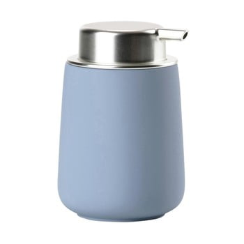Dispensor din porțelan pentru săpun zone blue fog, 250 ml, albastru
