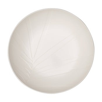Bol servire din porțelan villeroy & boch leaf, ⌀ 26 cm, alb