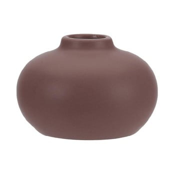 Suport din ceramică pentru lumânare a simple mess telma, ⌀ 8,5 cm, roșu închis