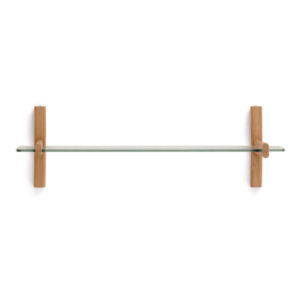 Skleněný modulární policový systém v přírodní barvě 90x28x30,5 cm Sitra – Kave Home