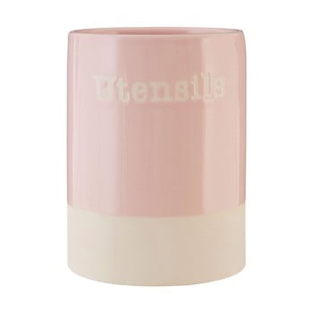 Recipient din ceramică pentru ustensile de bucătărie premier housewares, 700 ml, roz