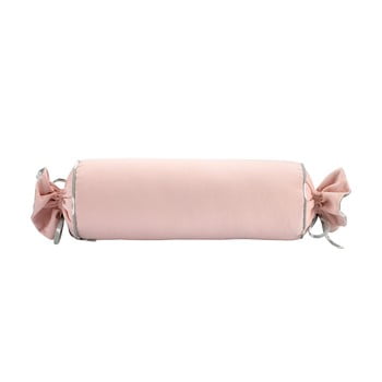 Față de pernă roz welovebeds rose quarz candy, ⌀ 20 x 58 cm