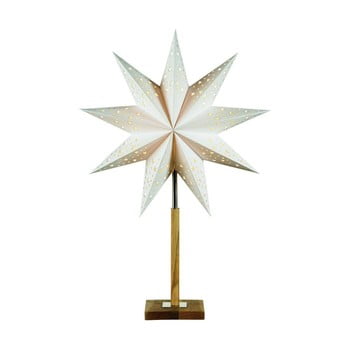 Decorațiune luminoasă markslöjd solvalla, înălțime 65 cm, auriu-alb