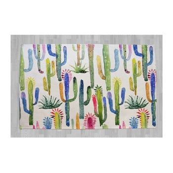 Covor din bumbac pur surdic cactus, 140 x 90 cm