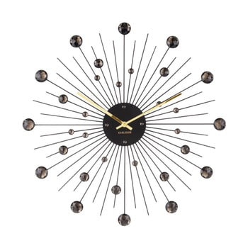 Ceas karlsson sunburst, negru