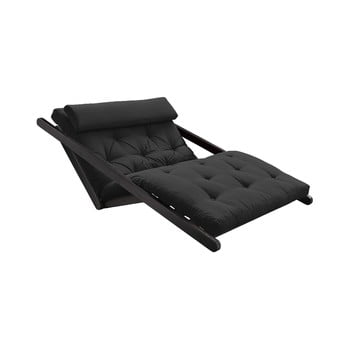 Canapea extensibilă karup design figo black, gri închis