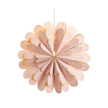 Decorațiune luminoasă suspendată markslöjd marigold, ø 60 cm, roz