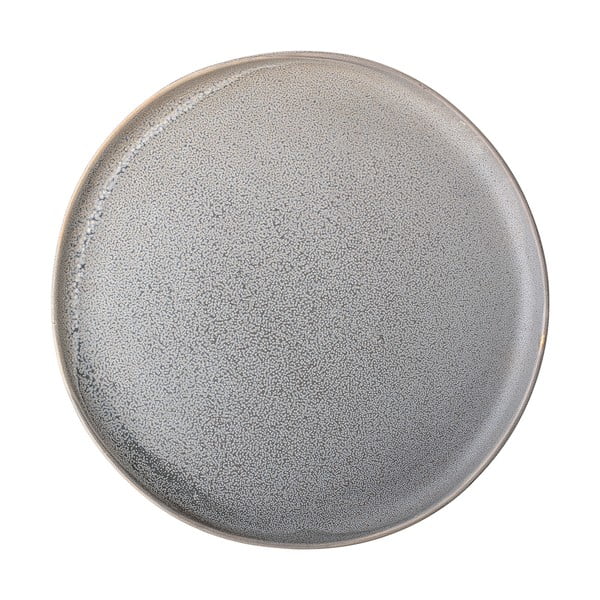 Šedý kameninový talíř Bloomingville Kendra, ø 27,5 cm