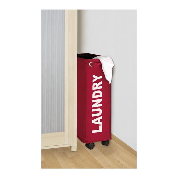 Červený koš na prádlo Wenko Corno, 44,4 l