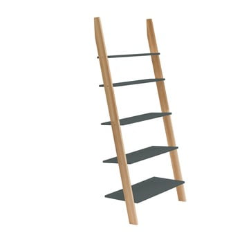 Raft în formă de scară ragaba ashme, lățime 85 cm, gri antracit