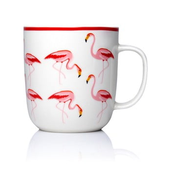 Cană din porțelan sabichi flamingo, 450 ml