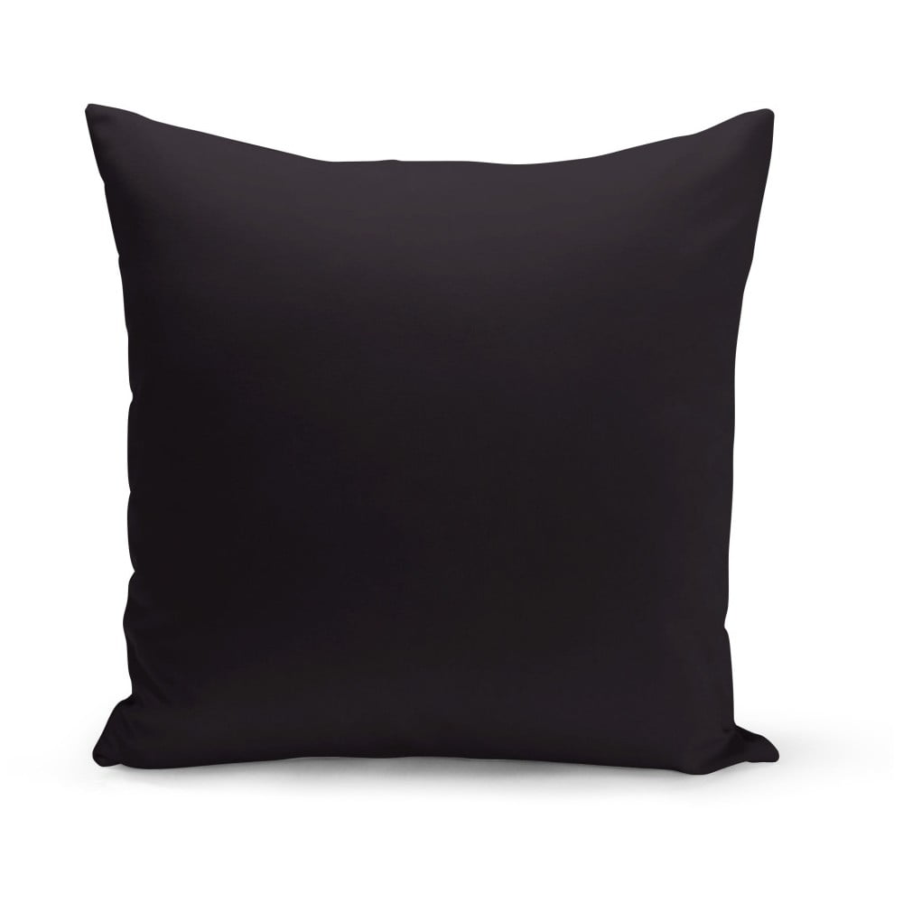Černý dekorativní povlak na polštář Kate Louise Simplo, 43 x 43 cm