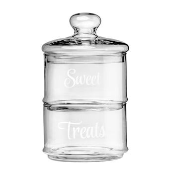 Set 2 recipiente sticlă premier housewares little sweet treats, 1,55 l