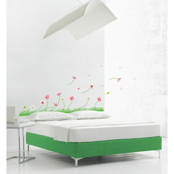 Autocolant fanastick colored gerbera and grass