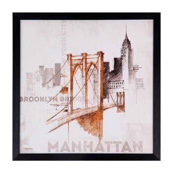 Tablou sømcasa manhattan, 40 x 40 cm