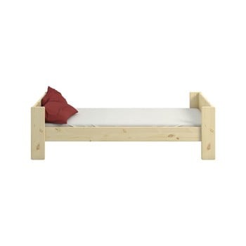 Pat din lemn de pin pentru copii steens for kids, 90 x 200 cm