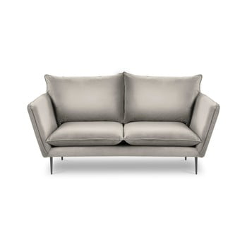 Canapea cu 2 locuri din catifea mazzini sofas acacia, lungime 175 cm, bej