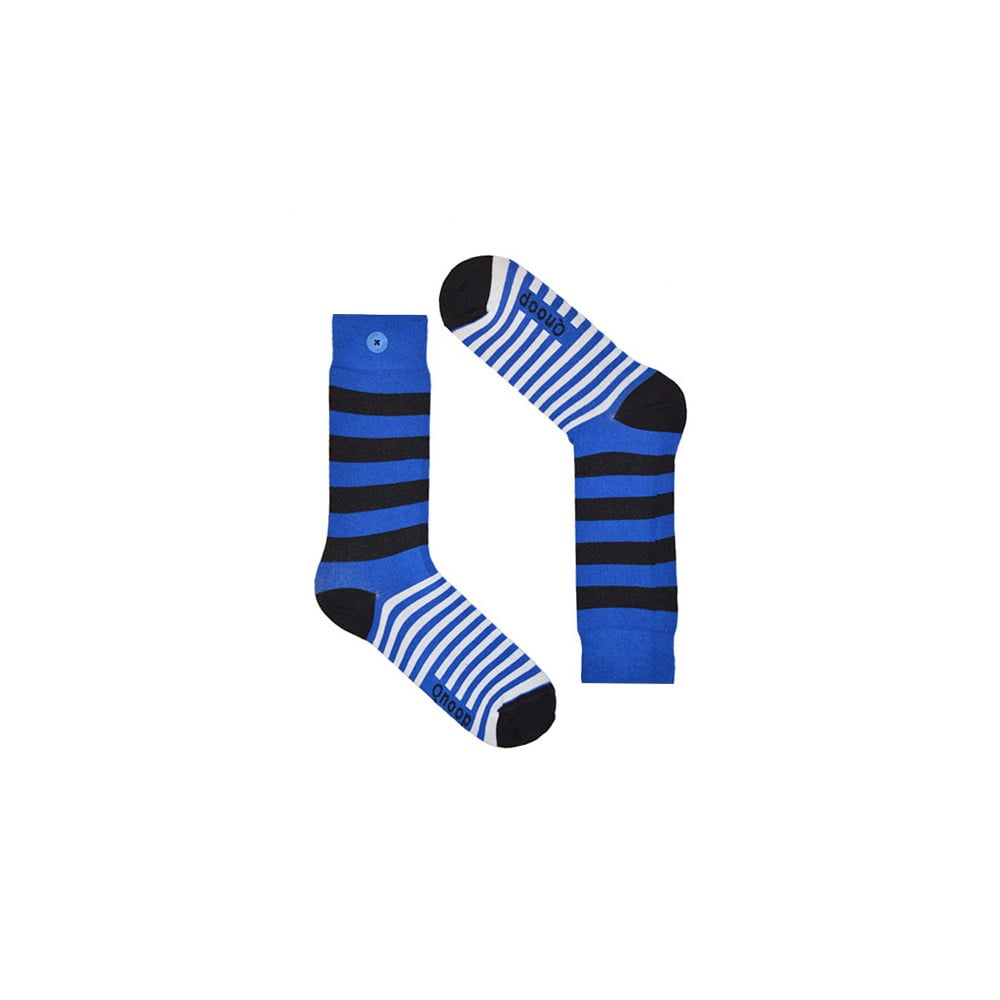 Ponožky Qnoop Linear Wide Blue, vel. 39-42