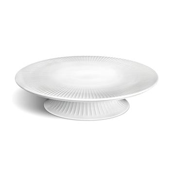 Tavă din porțelan pentru tort kähler design hammershoi cake dish, ⌀ 30 cm, alb