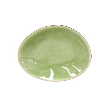 Farfurioară din gresie ceramică pentru desert costa nova riviera, ⌀ 16 cm, verde