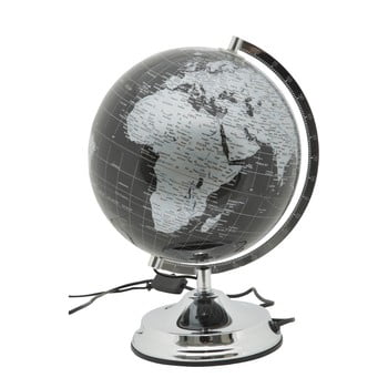 Veioză mauro ferretti globe silver, ø 25 cm