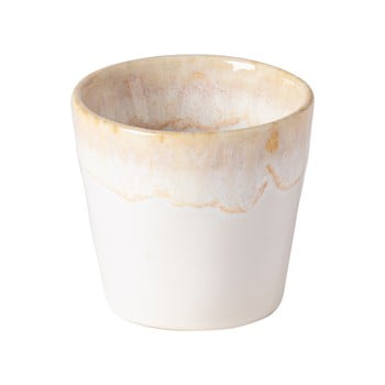 Ceașcă din gresie ceramică pentru espresso costa nova grespresso, alb-roz