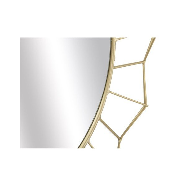 Nástěnné zrcadlo ve zlaté barvě Mauro Ferretti Soleado, ⌀ 60 cm