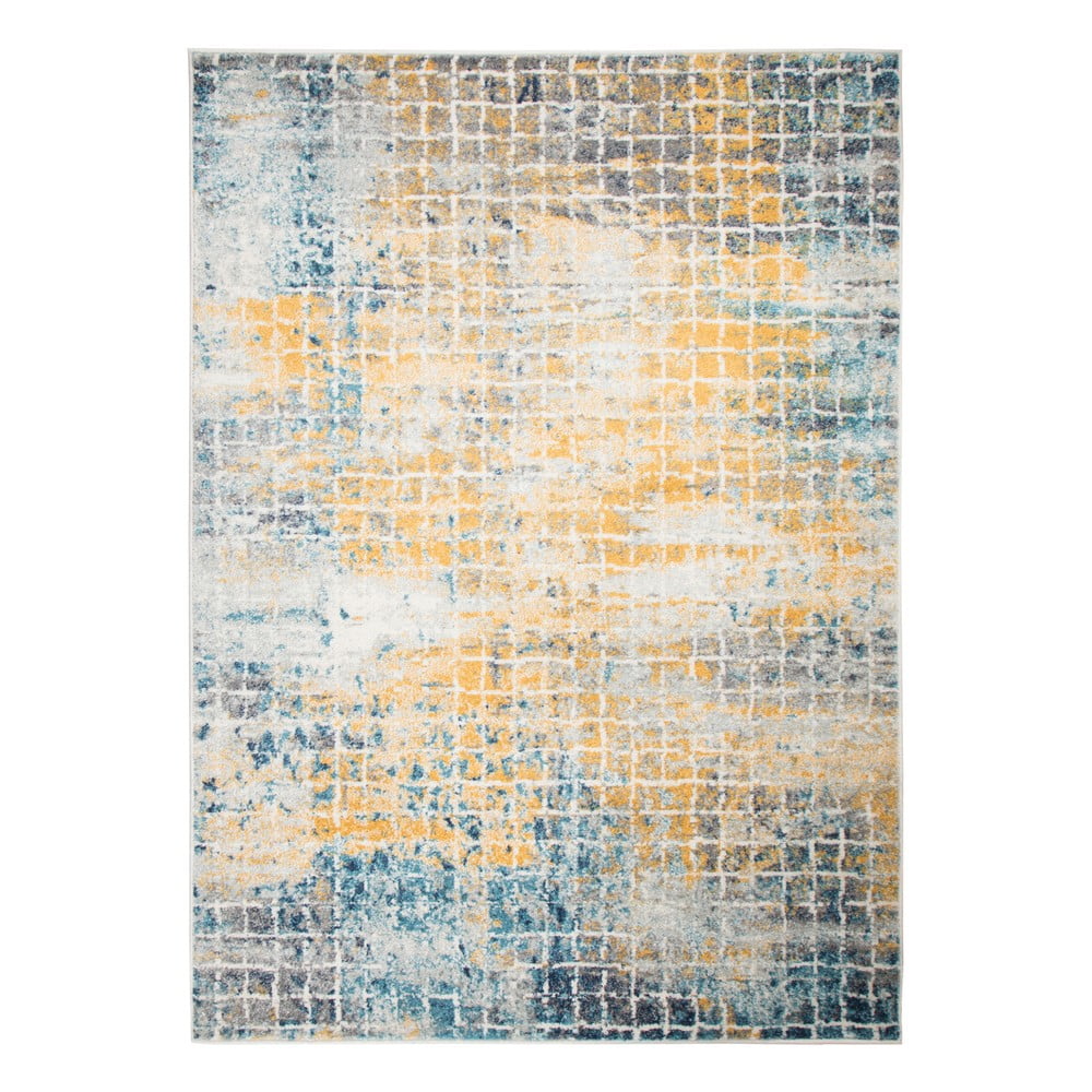 Modro-žlutý koberec Flair Rugs Urban, 100 x 150 cm
