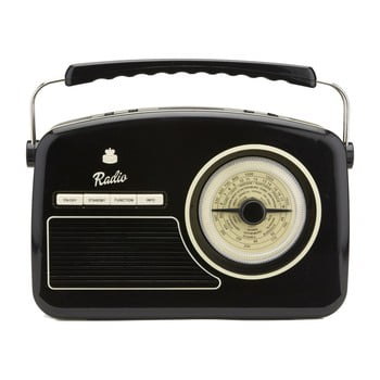 Radio GPO Rydell Nostalgic Dab Radio Black, negru