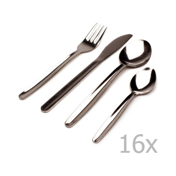 16dílná sada příborů z nerezové oceli Sabichi Sharp