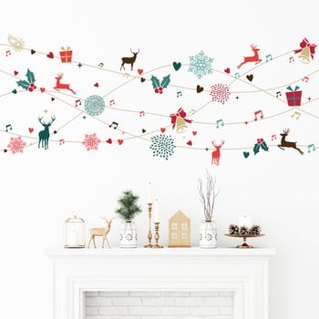 Autocolant crăciun ambiance tinsel design