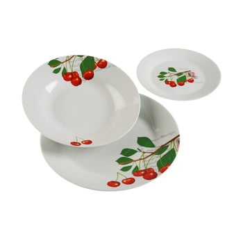 Set veselă din porțelan versa cherry, 18 piese