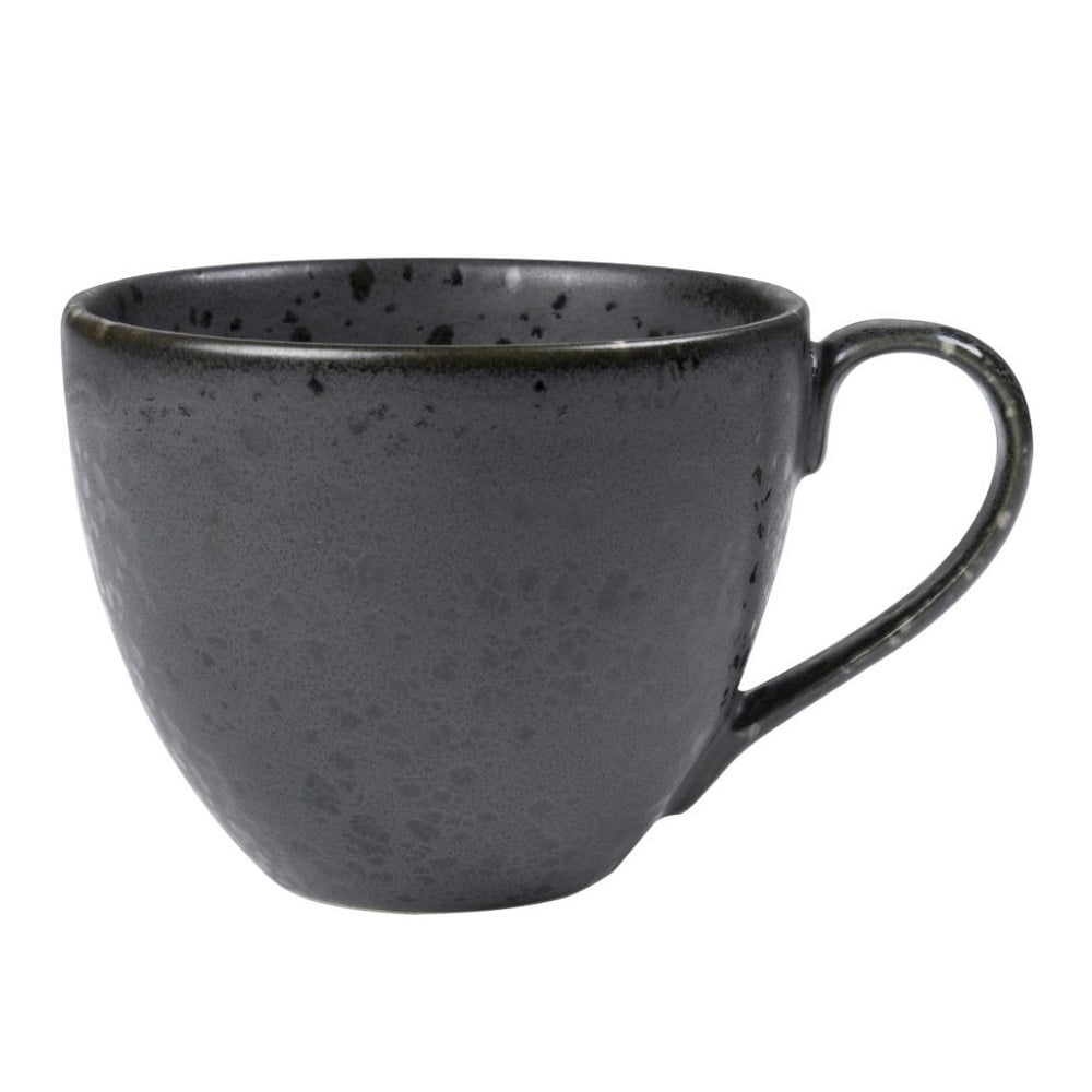 Black kameninový šálek na čaj Bitz Mensa, 460 ml
