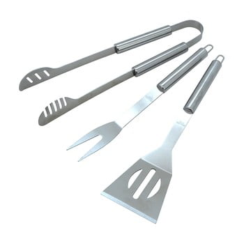 Set 3 ustensile pentru grătar, cu husă cattara