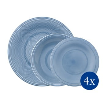 Set 12 vase din porțelan Like by Villeroy & Boch Group, albastru