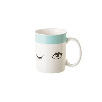 Cană din porțelan unimasa blue dreameyes, 310 ml