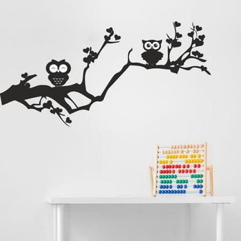 Autocolant decorativ pentru perete happy owl
