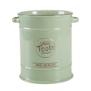 Recipient ceramic pentru ustensile de bucătărie t&g woodware pride of place, verde